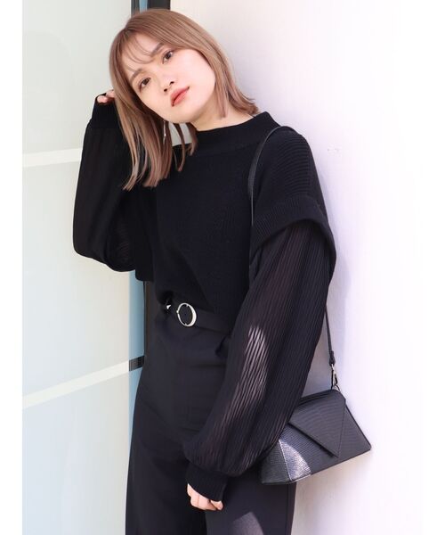 MURUA（ムルーア）の「ミニショルダーバッグ（ショルダーバッグ・レディース・ホワイト/ブラック・FREE）」の6枚目の写真