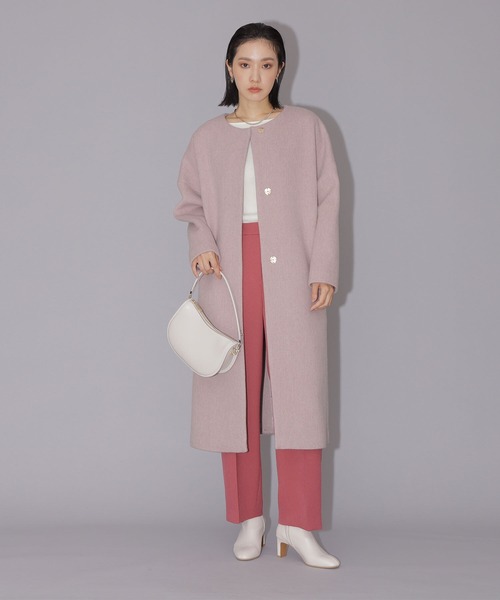NATURAL BEAUTY BASIC(ナチュラルビューティーベーシック)の「カラーツイルストレートパンツ(その他パンツ・レディース・ラベンダー/グレー/ピンク・MEDIUM/SMALL)」の20枚目の写真