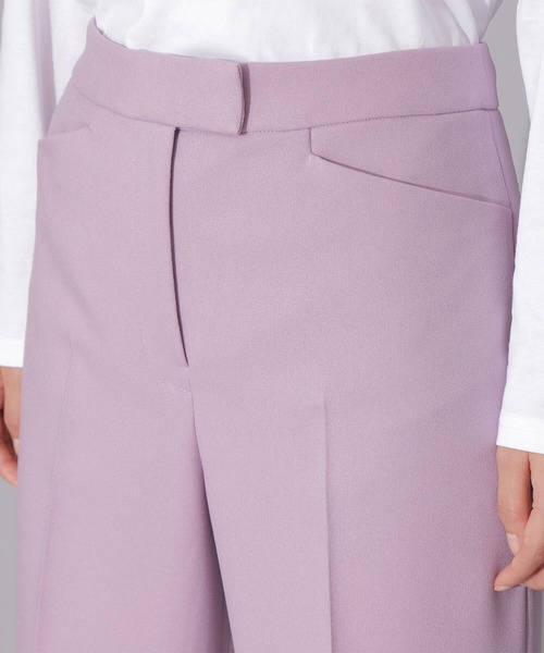 NATURAL BEAUTY BASIC(ナチュラルビューティーベーシック)の「カラーツイルストレートパンツ(その他パンツ・レディース・ラベンダー/グレー/ピンク・MEDIUM/SMALL)」の12枚目の写真