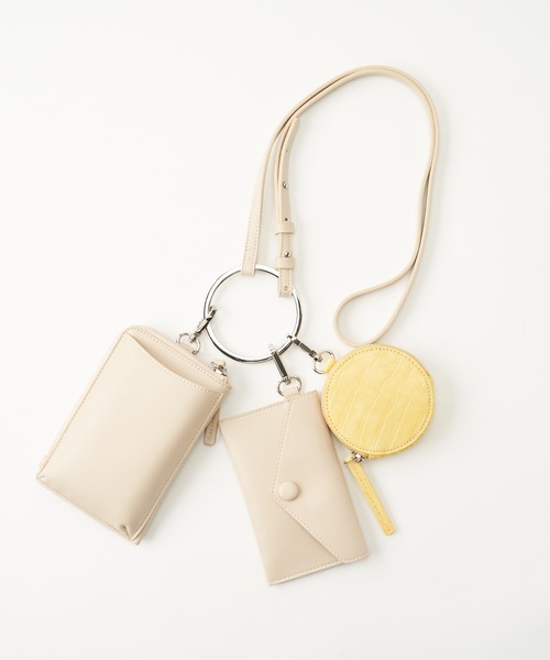 COLONY 2139（コロニートゥーワンスリーナイン）の「3連ショルダーバッグ/スマホショルダー/マルチウェイバッグ（ショルダーバッグ・レディース・ブラック/イエロー/モカ/ブラック系その他/グリーン・FREE）」の16枚目の写真