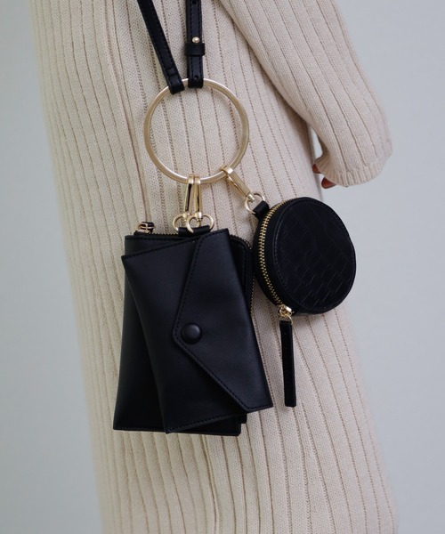 COLONY 2139（コロニートゥーワンスリーナイン）の「3連ショルダーバッグ/スマホショルダー/マルチウェイバッグ（ショルダーバッグ・レディース・ブラック/イエロー/モカ/ブラック系その他/グリーン・FREE）」の20枚目の写真