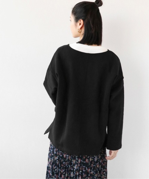 美品☆JOURNAL STANDARD relume別注プルオーバー　ブラック セール】裏起毛スウェットオーバーサイズプルオーバー◇（スウェット