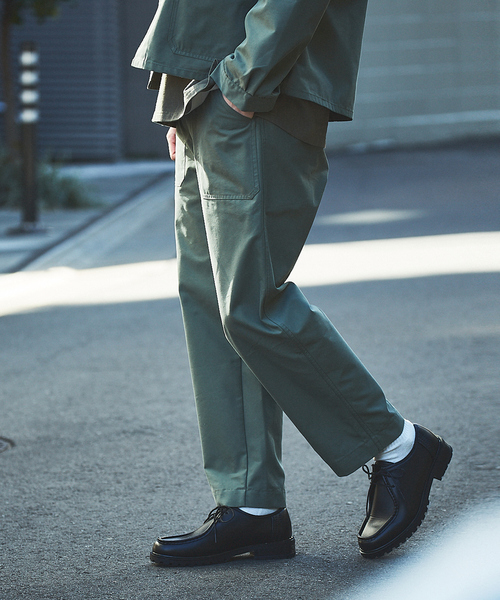 MONT KEMMEL（モンケメル）の「【MONTKEMMEL / モンケメル】別注 ワーク ベイカーパンツ（カーゴパンツ・メンズ・ライトブルー/アイボリー/カーキ/ブラック・46/48/50）」の4枚目の写真