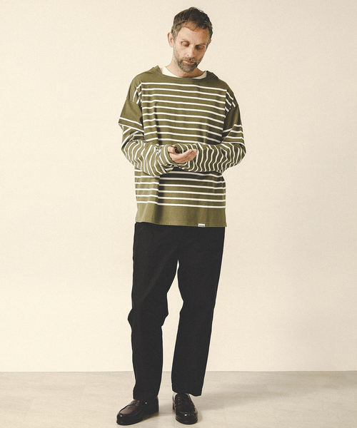 MONT KEMMEL（モンケメル）の「【MONTKEMMEL / モンケメル】別注 ワーク ベイカーパンツ（カーゴパンツ・メンズ・ライトブルー/アイボリー/カーキ/ブラック・46/48/50）」の9枚目の写真