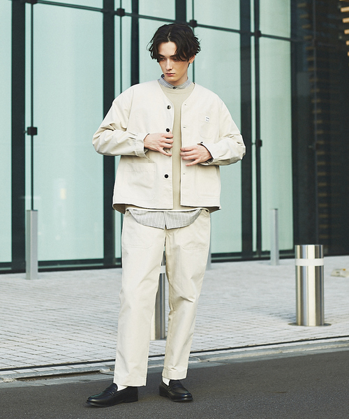 MONT KEMMEL（モンケメル）の「【MONTKEMMEL / モンケメル】別注 ワーク ベイカーパンツ（カーゴパンツ・メンズ・ライトブルー/アイボリー/カーキ/ブラック・46/48/50）」の12枚目の写真