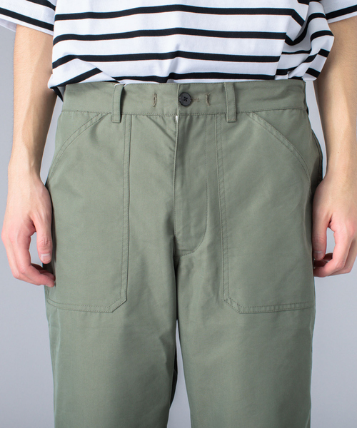 MONT KEMMEL（モンケメル）の「【MONTKEMMEL / モンケメル】別注 ワーク ベイカーパンツ（カーゴパンツ・メンズ・ライトブルー/アイボリー/カーキ/ブラック・46/48/50）」の6枚目の写真