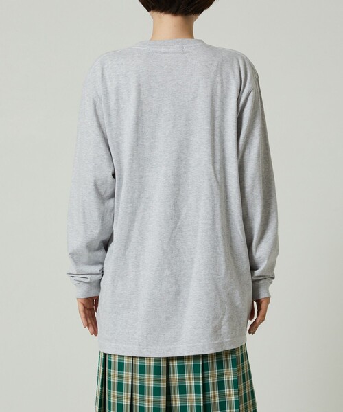 FREAK'S STORE（フリークスストア）の「9CATs ARTロンT（Tシャツ/カットソー・レディース・ホワイト/ライトグレー・ﾌﾘ-）」の4枚目の写真