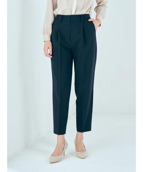 YECCA VECCA（イェッカヴェッカ）の「美脚タックパンツ①（その他パンツ・レディース・ネイビー/ミント・M）」の5枚目の写真