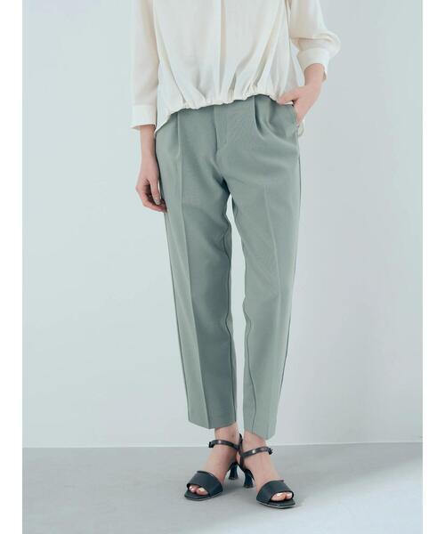YECCA VECCA（イェッカヴェッカ）の「美脚タックパンツ①（その他パンツ・レディース・ネイビー/ミント・M）」の9枚目の写真