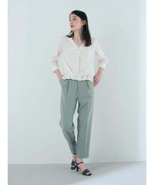 YECCA VECCA（イェッカヴェッカ）の「美脚タックパンツ①（その他パンツ・レディース・ネイビー/ミント・M）」の11枚目の写真