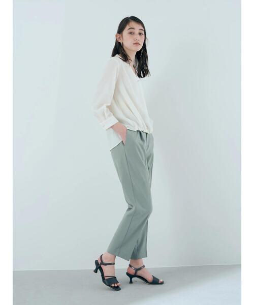 YECCA VECCA（イェッカヴェッカ）の「美脚タックパンツ①（その他パンツ・レディース・ネイビー/ミント・M）」の12枚目の写真