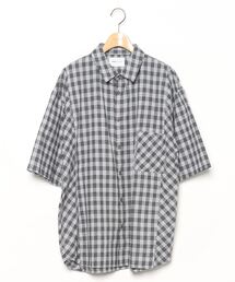 EMMA CLOTHES | チェック柄半袖シャツ(シャツ/ブラウス)