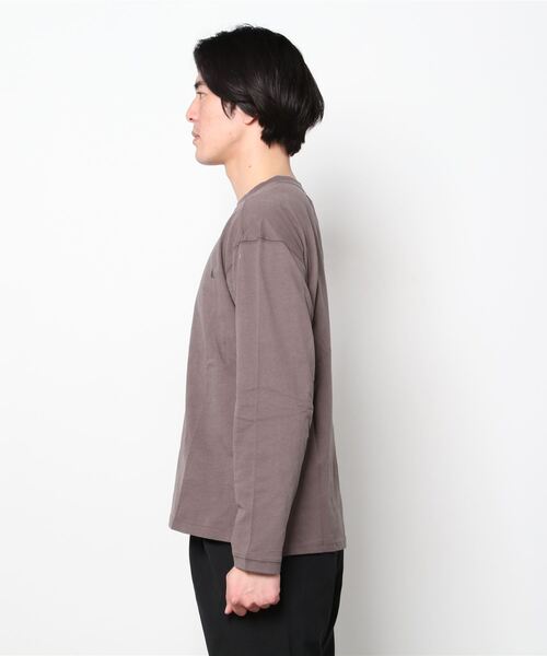 CIADAZ（チャダツ）の「ファインコットン ロングスリーブTシャツ（Tシャツ/カットソー・メンズ・ネイビー/ブラック/グレー・SMALL/LARGE/MEDIUM）」の19枚目の写真