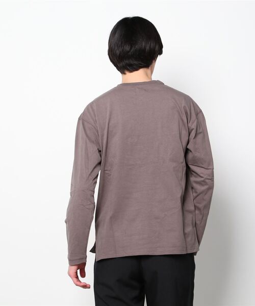 CIADAZ（チャダツ）の「ファインコットン ロングスリーブTシャツ（Tシャツ/カットソー・メンズ・ネイビー/ブラック/グレー・SMALL/LARGE/MEDIUM）」の20枚目の写真