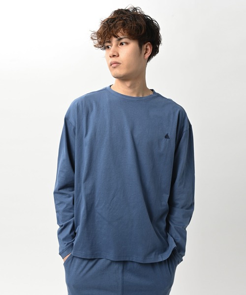CIADAZ（チャダツ）の「ファインコットン ロングスリーブTシャツ（Tシャツ/カットソー・メンズ・ネイビー/ブラック/グレー・SMALL/LARGE/MEDIUM）」の3枚目の写真