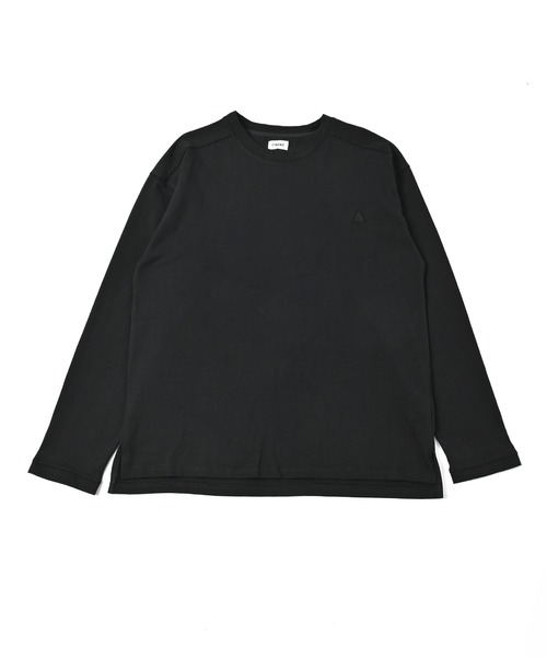 CIADAZ（チャダツ）の「ファインコットン ロングスリーブTシャツ（Tシャツ/カットソー・メンズ・ネイビー/ブラック/グレー・SMALL/LARGE/MEDIUM）」の4枚目の写真
