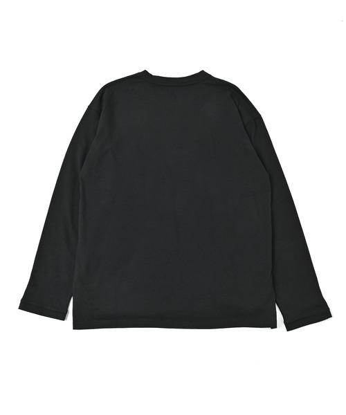 CIADAZ（チャダツ）の「ファインコットン ロングスリーブTシャツ（Tシャツ/カットソー・メンズ・ネイビー/ブラック/グレー・SMALL/LARGE/MEDIUM）」の7枚目の写真