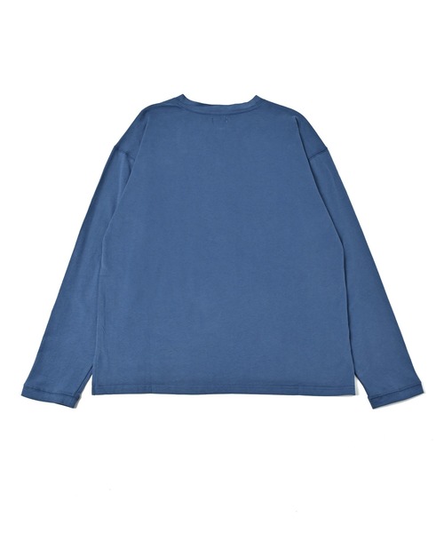 CIADAZ（チャダツ）の「ファインコットン ロングスリーブTシャツ（Tシャツ/カットソー・メンズ・ネイビー/ブラック/グレー・SMALL/LARGE/MEDIUM）」の9枚目の写真