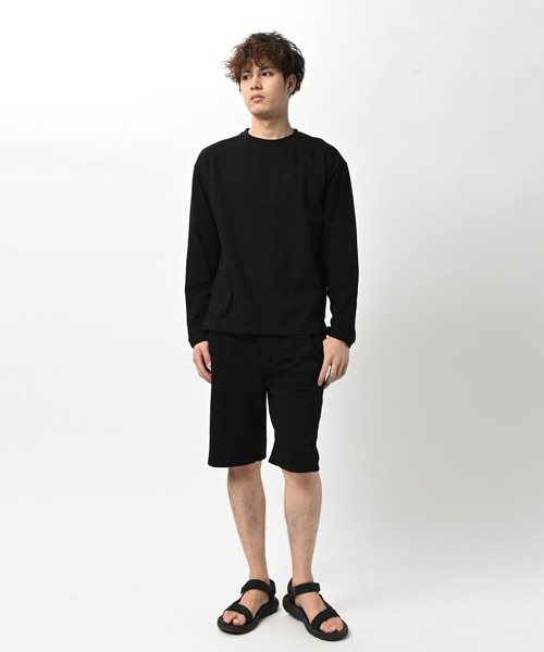 CIADAZ（チャダツ）の「ファインコットン ロングスリーブTシャツ（Tシャツ/カットソー・メンズ・ネイビー/ブラック/グレー・SMALL/LARGE/MEDIUM）」の10枚目の写真