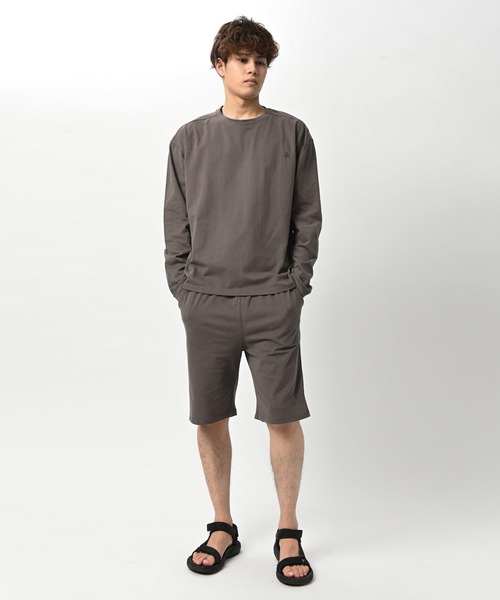 CIADAZ（チャダツ）の「ファインコットン ロングスリーブTシャツ（Tシャツ/カットソー・メンズ・ネイビー/ブラック/グレー・SMALL/LARGE/MEDIUM）」の11枚目の写真