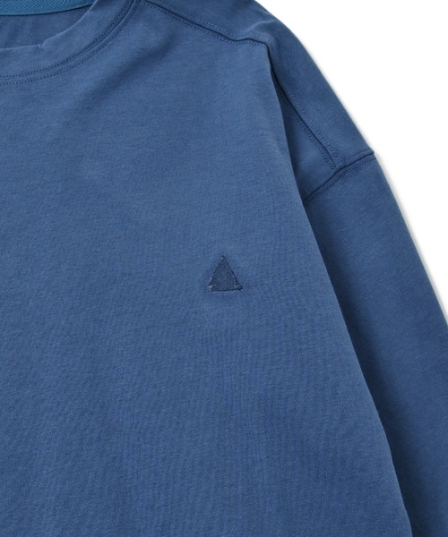 CIADAZ（チャダツ）の「ファインコットン ロングスリーブTシャツ（Tシャツ/カットソー・メンズ・ネイビー/ブラック/グレー・SMALL/LARGE/MEDIUM）」の15枚目の写真