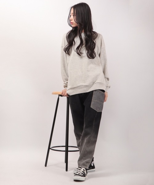 FUNALIVE（ファンアライブ）の「milimili 裾グラデサルエルデニムパンツ（デニムパンツ・メンズ・ブラック/インディゴブルー・FREE）」の10枚目の写真