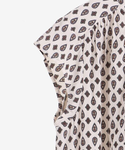 le.coeur blanc（ルクールブラン）の「コモンプリントギャザーブラウス（シャツ/ブラウス・レディース・ホワイト系その他2/グリーン系その他・38）」の17枚目の写真