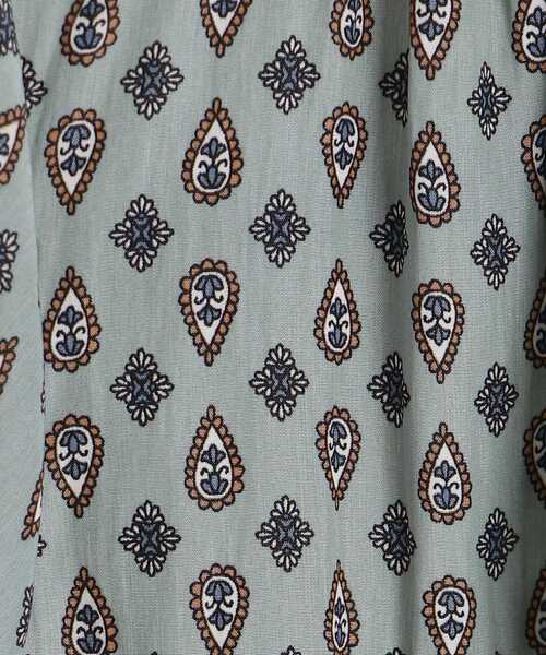 le.coeur blanc（ルクールブラン）の「コモンプリントギャザーブラウス（シャツ/ブラウス・レディース・ホワイト系その他2/グリーン系その他・38）」の5枚目の写真