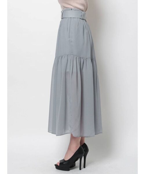 RESEXXY（リゼクシー）の「シアースリットスカート（スカート・レディース・ブラック/ホワイト/ブルー・FREE）」の22枚目の写真