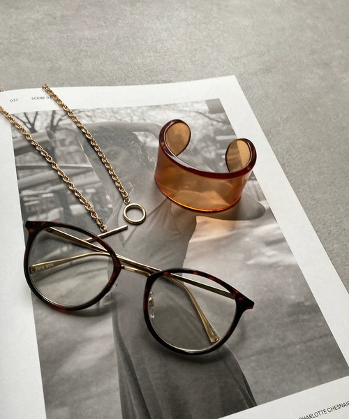 DouDou(ドゥドゥ)の「メガネ(メガネ・レディース・ブラック/ブラウン・FREE)」の2枚目の写真