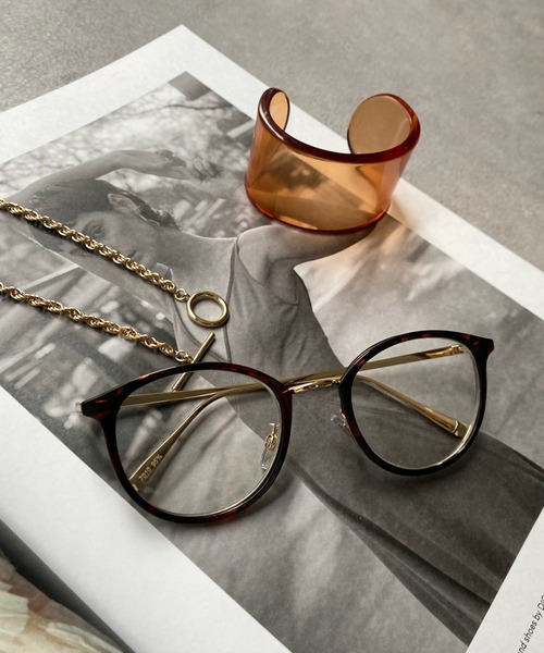 DouDou(ドゥドゥ)の「メガネ(メガネ・レディース・ブラック/ブラウン・FREE)」の8枚目の写真