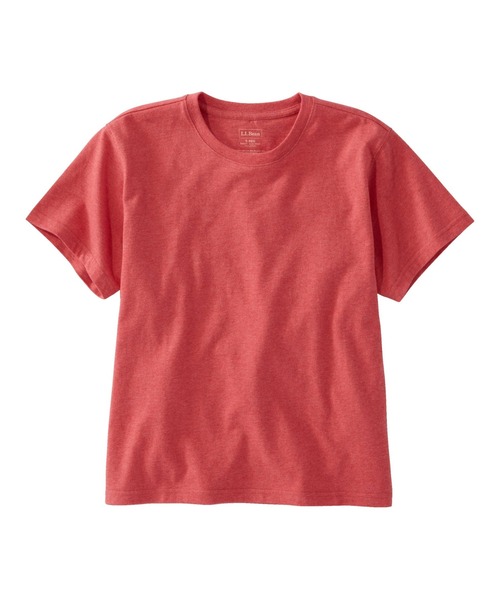 L.L.Bean(エルエルビーン)の「サタデーTシャツ、半袖 クルーネック 米国フィット・レギュラー(Tシャツ/カットソー・レディース・ホワイト/ターコイズブルー/レッド・SMALL/MEDIUM/LARGE/X-SMALL)」の1枚目の写真