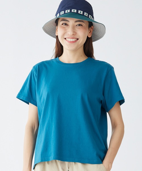 L.L.Bean(エルエルビーン)の「サタデーTシャツ、半袖 クルーネック 米国フィット・レギュラー(Tシャツ/カットソー・レディース・ホワイト/ターコイズブルー/レッド・SMALL/MEDIUM/LARGE/X-SMALL)」の3枚目の写真