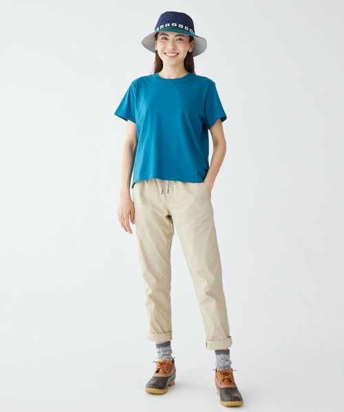 L.L.Bean(エルエルビーン)の「サタデーTシャツ、半袖 クルーネック 米国フィット・レギュラー(Tシャツ/カットソー・レディース・ホワイト/ターコイズブルー/レッド・SMALL/MEDIUM/LARGE/X-SMALL)」の8枚目の写真