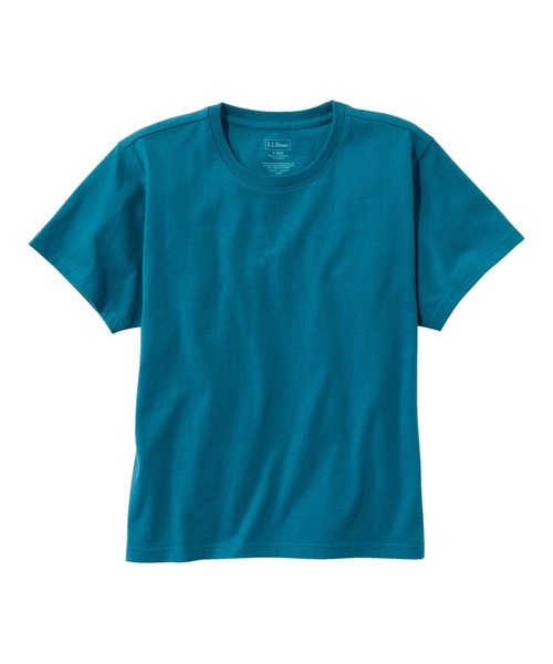 L.L.Bean(エルエルビーン)の「サタデーTシャツ、半袖 クルーネック 米国フィット・レギュラー(Tシャツ/カットソー・レディース・ホワイト/ターコイズブルー/レッド・SMALL/MEDIUM/LARGE/X-SMALL)」の11枚目の写真