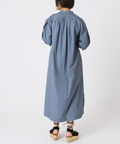 B.C STOCK（ベーセーストック）の「タックスリーブシャツワンピース（ワンピース・レディース・イエロー/グリーン/ホワイト/ブルー・FREE）」の15枚目の写真