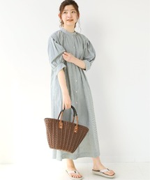 B.C STOCK | タックスリーブシャツワンピース◆(ワンピース)