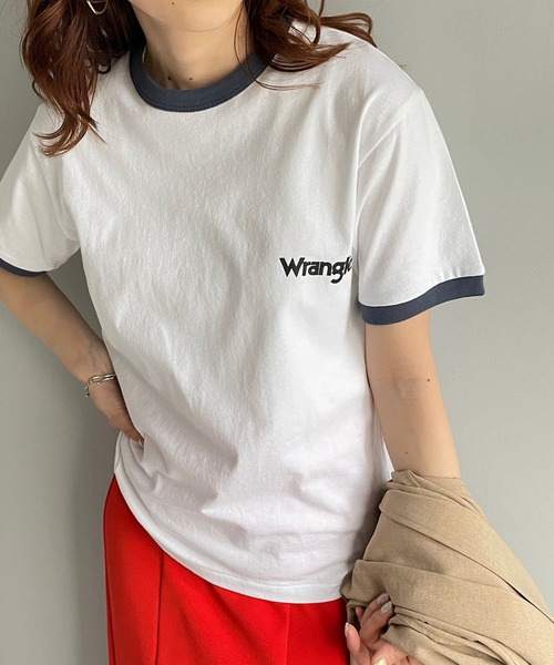 Wrangler（ラングラー）の「【Wrangler/ラングラー】 GIRL TSHWT7029（Tシャツ/カットソー・メンズ・グレー/ホワイト・MEDIUM/LARGE）」の12枚目の写真
