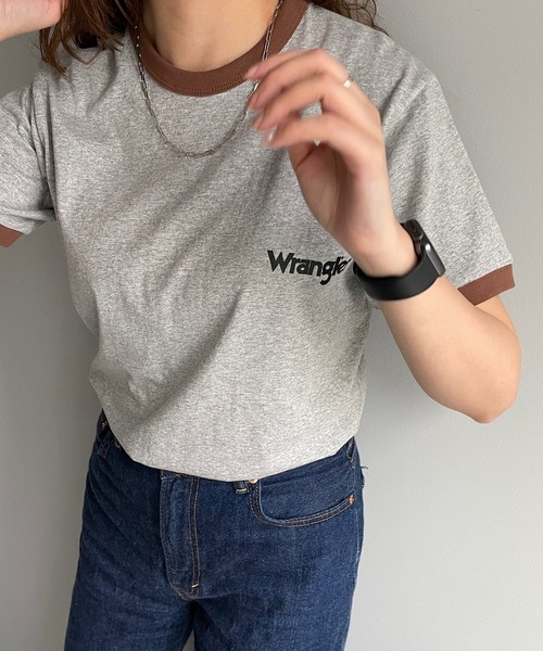 Wrangler（ラングラー）の「【Wrangler/ラングラー】 GIRL TSHWT7029（Tシャツ/カットソー・メンズ・グレー/ホワイト・MEDIUM/LARGE）」の10枚目の写真
