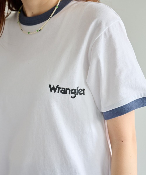 Wrangler（ラングラー）の「【Wrangler/ラングラー】 GIRL TSHWT7029（Tシャツ/カットソー・メンズ・グレー/ホワイト・MEDIUM/LARGE）」の7枚目の写真