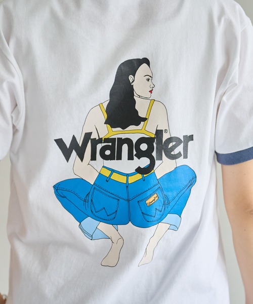 Wrangler（ラングラー）の「【Wrangler/ラングラー】 GIRL TSHWT7029（Tシャツ/カットソー・メンズ・グレー/ホワイト・MEDIUM/LARGE）」の15枚目の写真