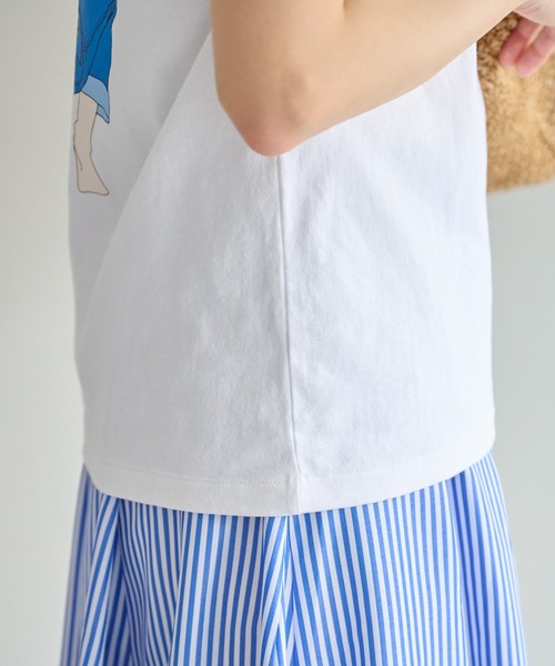 Wrangler（ラングラー）の「【Wrangler/ラングラー】 GIRL TSHWT7029（Tシャツ/カットソー・メンズ・グレー/ホワイト・MEDIUM/LARGE）」の13枚目の写真