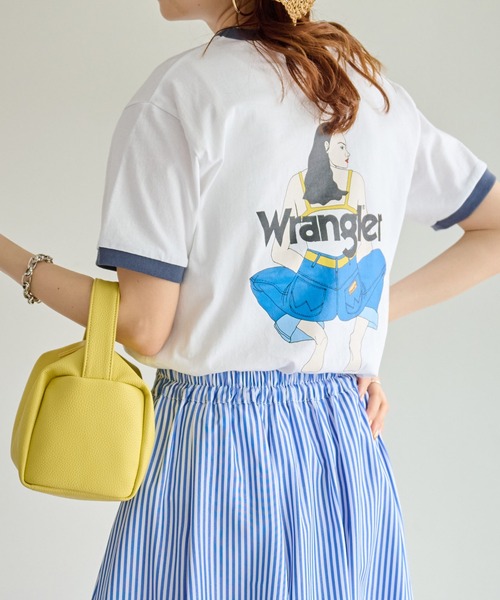 Wrangler（ラングラー）の「【Wrangler/ラングラー】 GIRL TSHWT7029（Tシャツ/カットソー・メンズ・グレー/ホワイト・MEDIUM/LARGE）」の20枚目の写真