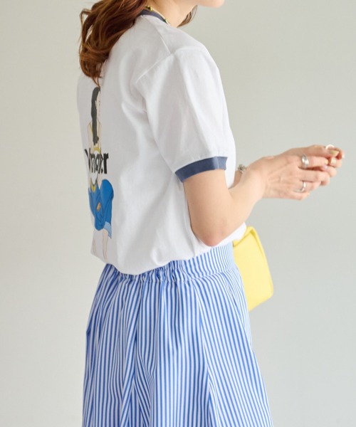 Wrangler（ラングラー）の「【Wrangler/ラングラー】 GIRL TSHWT7029（Tシャツ/カットソー・メンズ・グレー/ホワイト・MEDIUM/LARGE）」の21枚目の写真