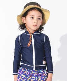 BREEZE | 長袖前開きラッシュガード＿UVカット(ラッシュガード)