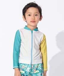 BREEZE | 長袖前開きラッシュガード＿UVカット(ラッシュガード)