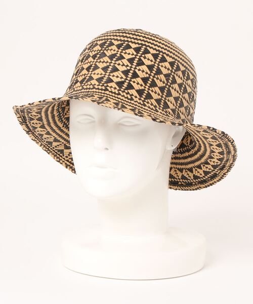 SALON adam et rope'(サロン アダム エ ロペ)の「【Paesaggio Della Toscana】PAPER HAT(BEIGE MIX)(ハット・レディース・ベージュ・FREE)」の3枚目の写真