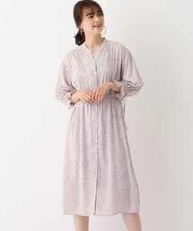 index | ピンタックフラワーワンピース【WEB限定サイズ】(ワンピース)