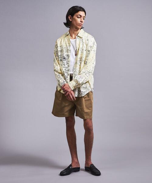 MONKEY TIME（モンキータイム）の「＜monkey time＞ CHINO 2P WIDE SHORTS/ショートパンツ（その他パンツ・メンズ・ブラウン/オフホワイト・S/M/L）」の13枚目の写真