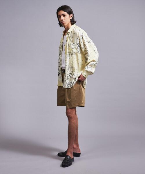 MONKEY TIME（モンキータイム）の「＜monkey time＞ CHINO 2P WIDE SHORTS/ショートパンツ（その他パンツ・メンズ・ブラウン/オフホワイト・S/M/L）」の14枚目の写真